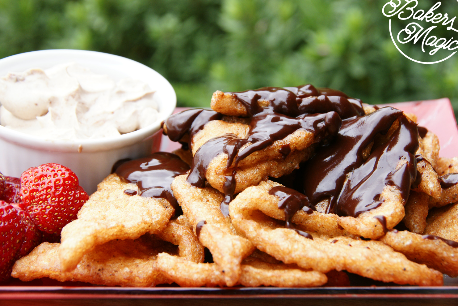 Deep fried & smothered in chocolate :)