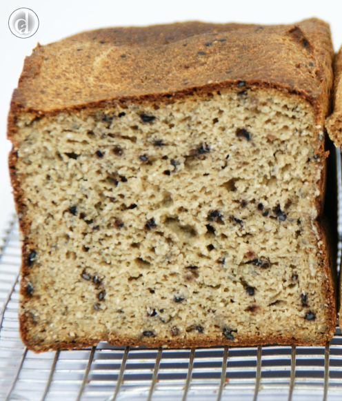 Chia & Black Sesame grain free bread